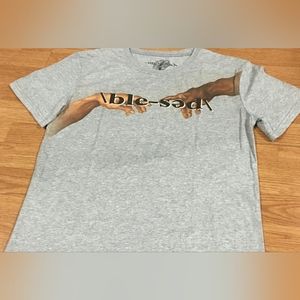 Blessed T-Shirt • \pō-‘e-tik\ clothing company • S - 5XL • Heather Gray